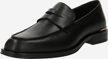 TOMMY HILFIGER Classic Flats 'Core' in Black: front