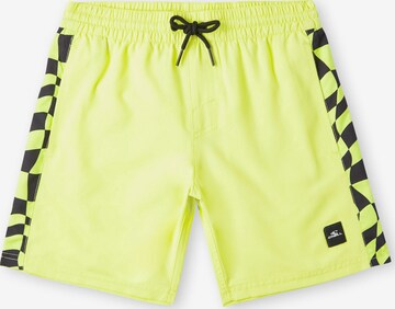 Pantaloncini da bagno 'Cali' di O'NEILL in giallo: frontale