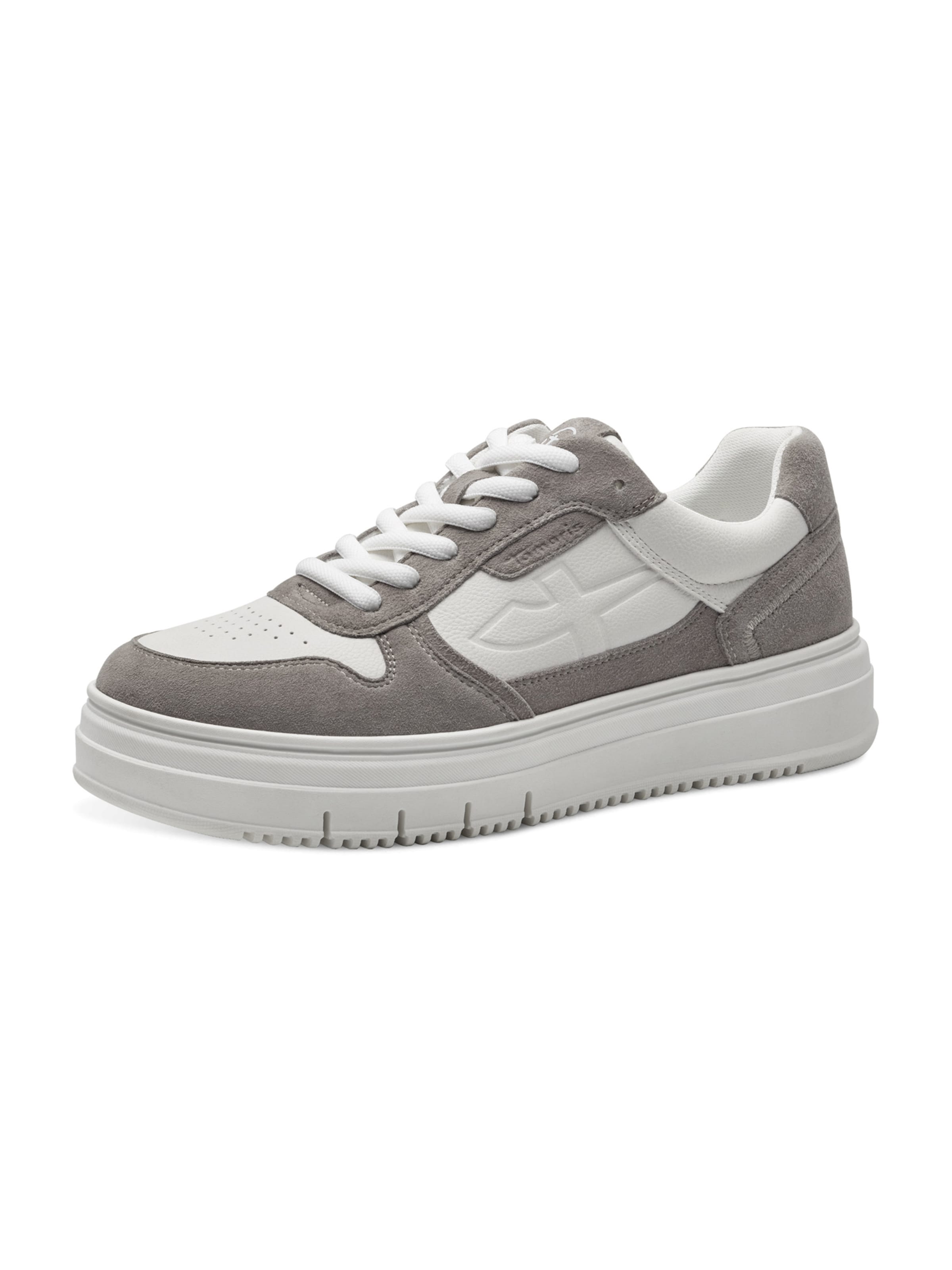 Tamaris Platform trainers in Grey: front