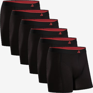 DANISH ENDURANCE Boxer shorts 'Bamboo' in Black: front