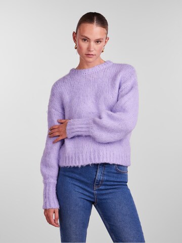 PIECES Pullover 'Ditte' i lilla: forside