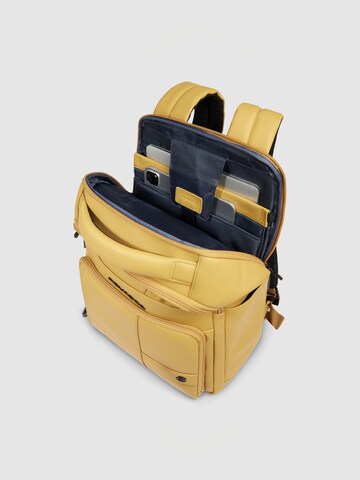 Sac à dos Piquadro en jaune