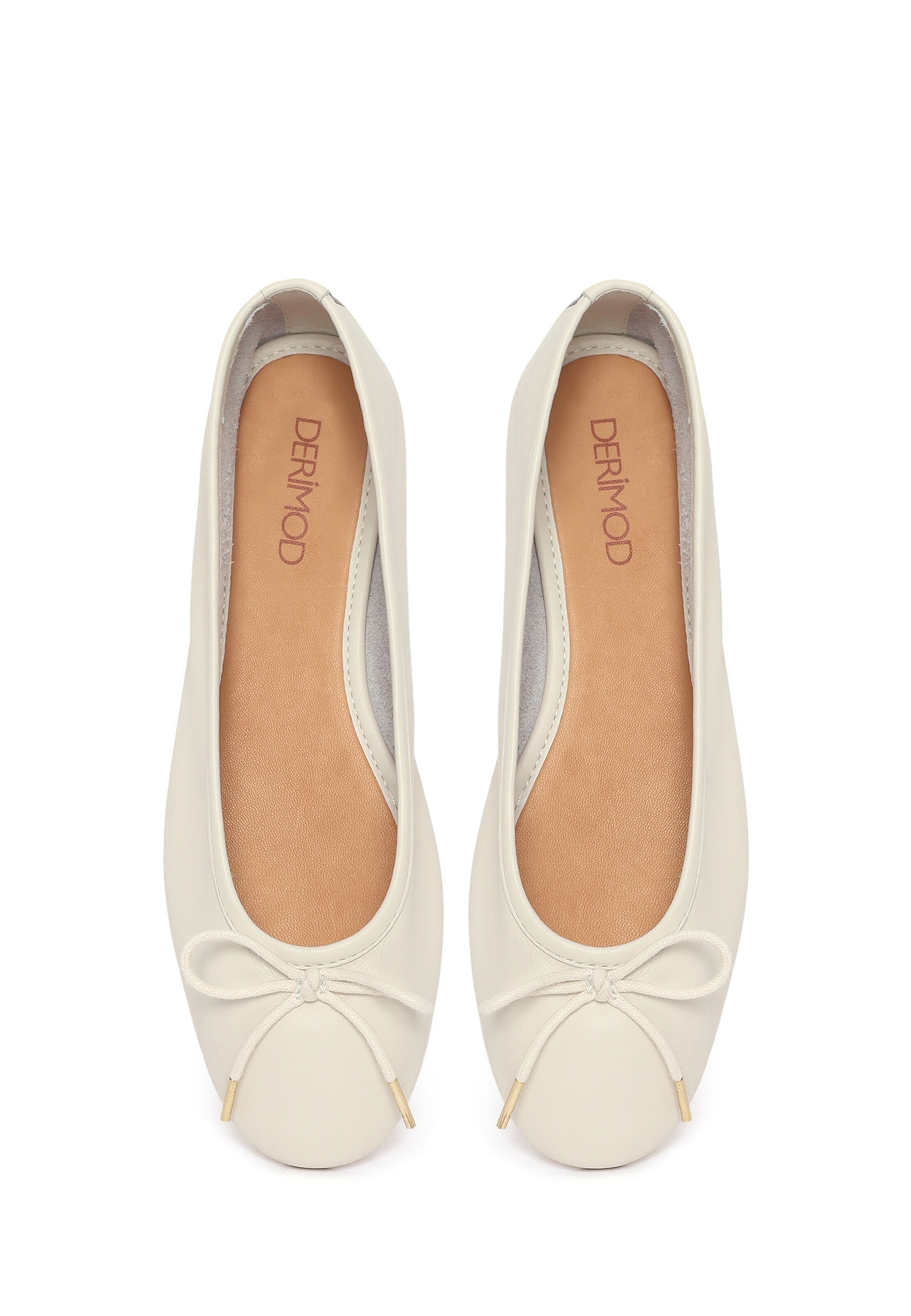 Derimod Ballet Flats in White