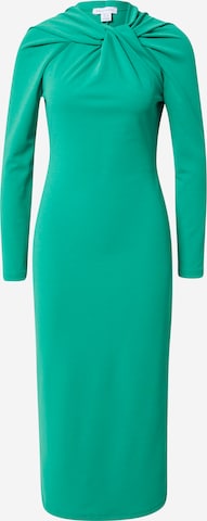 Warehouse - Vestido en verde: frente