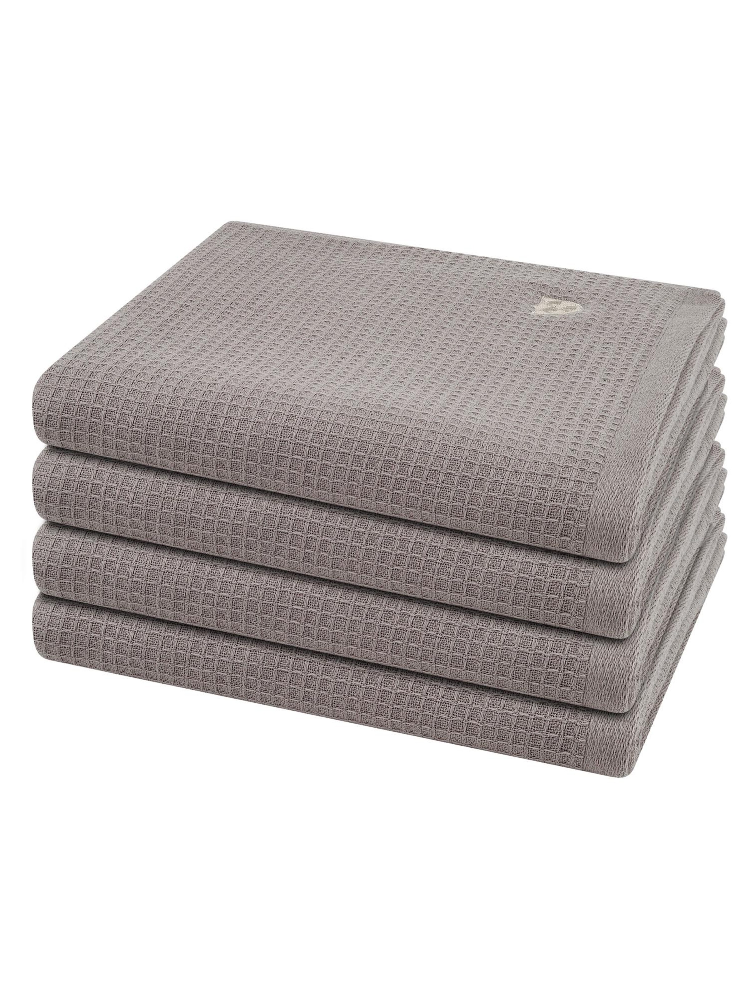 ROSS Towel 'Pique' in Brown: front