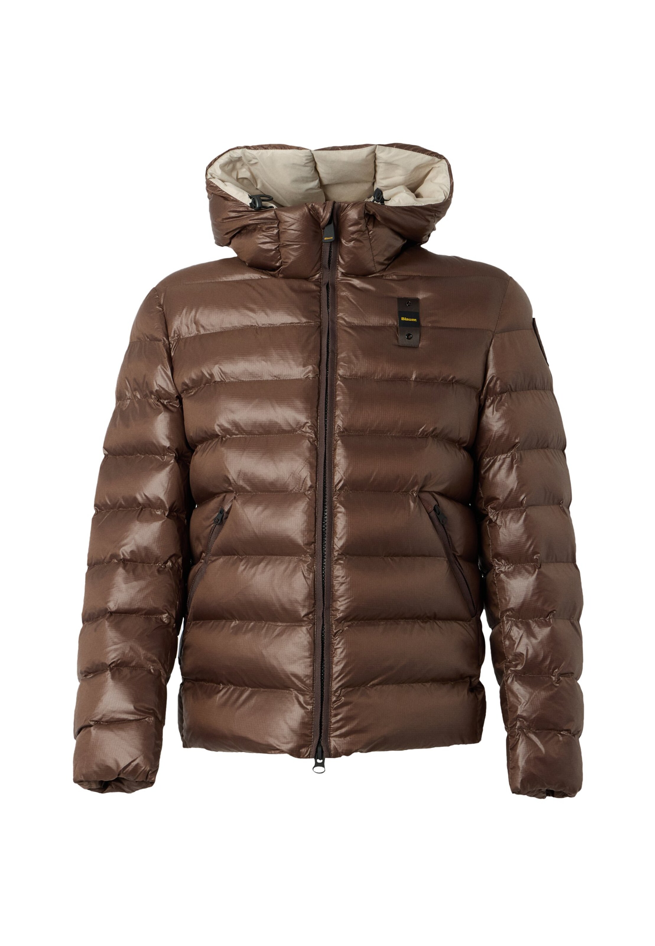 Blauer.USA Winterjas in S in de kleur Bruin, Productweergave