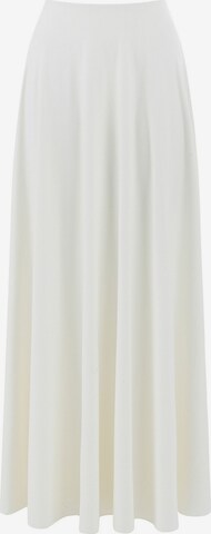 NOCTURNE Skirt in White: front