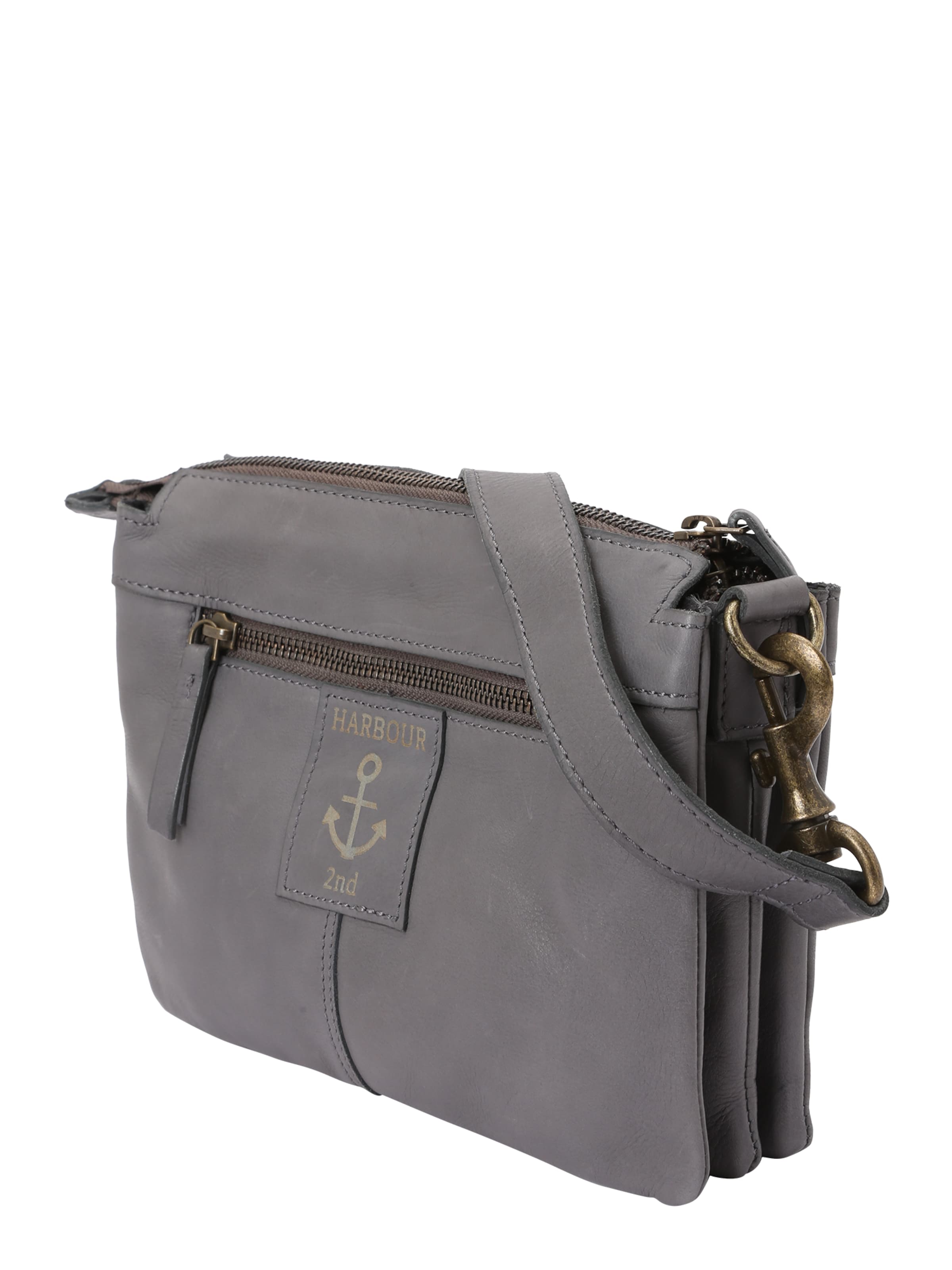 Harbour 2nd - Bolso de hombro 'Anchor Love Evita' en gris: frente