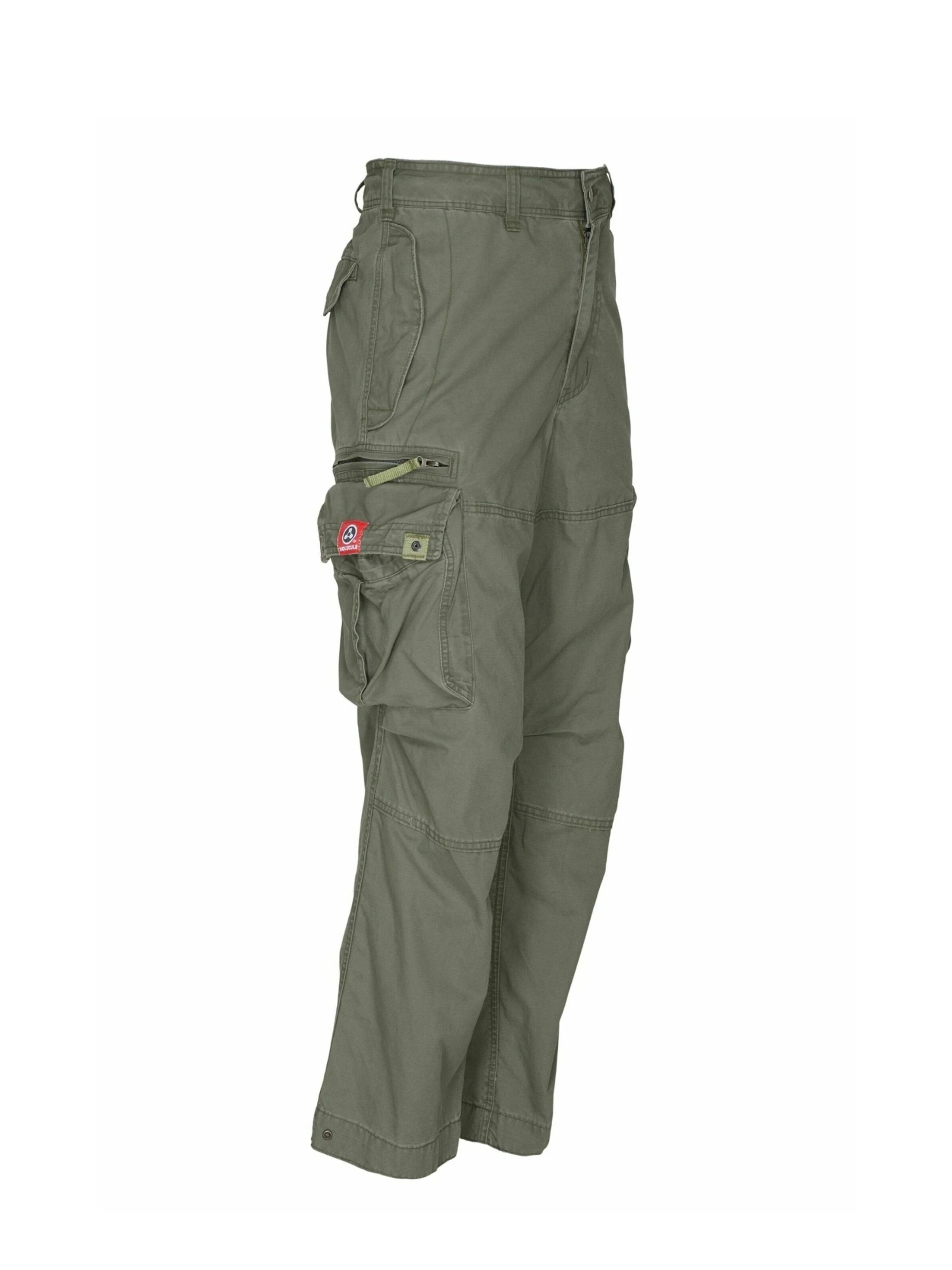 Molecule Regular Cargo Pants 'BAGGY' in Green