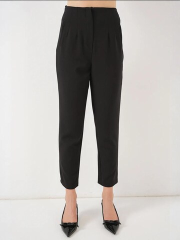 Coupe slim Pantalon à pince Bigdart en noir : devant