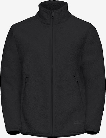 JACK WOLFSKIN Funktionsfleecejacke in Schwarz: Vorderseite