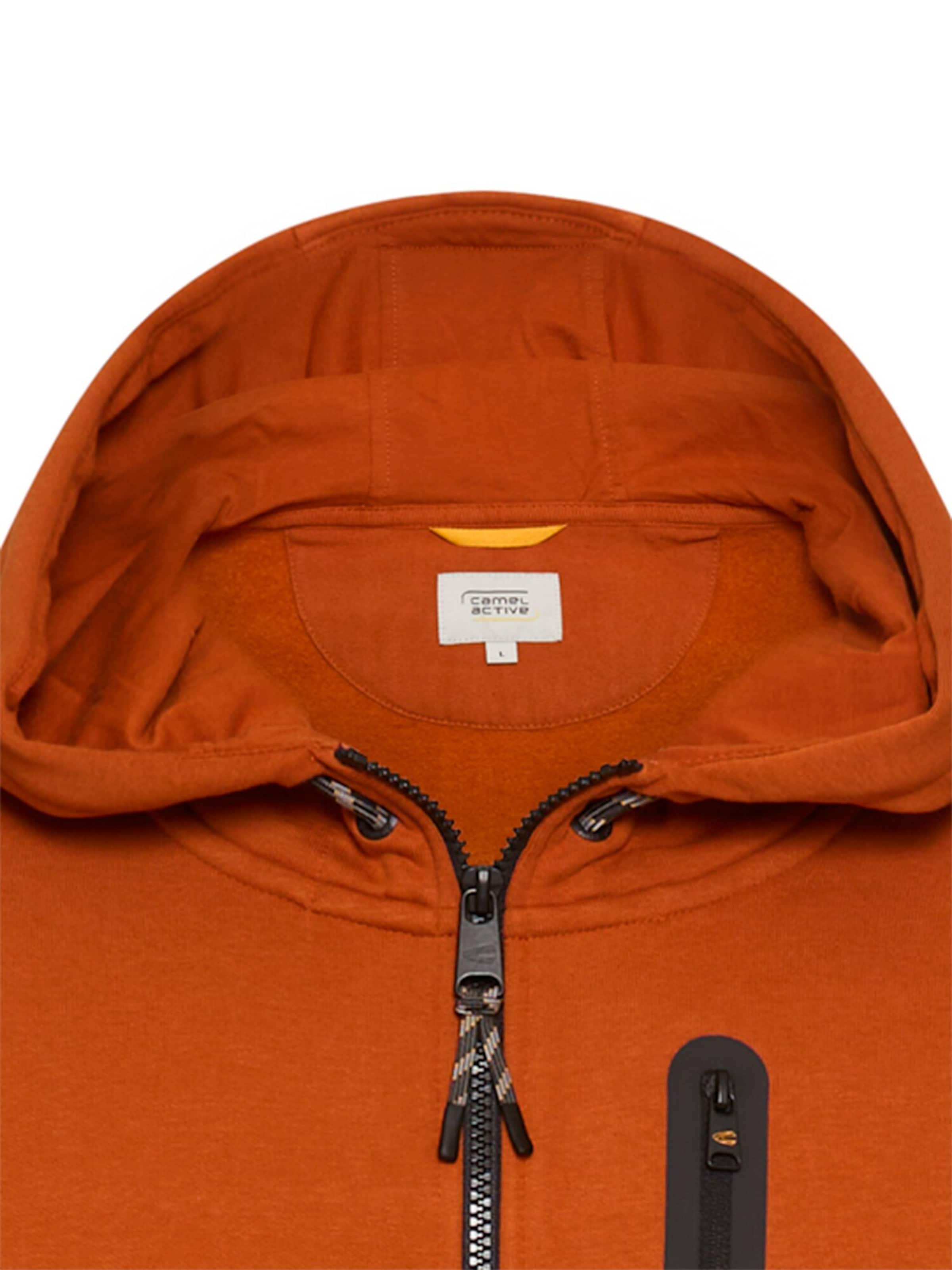 CAMEL ACTIVE Ζακέτα φούτερ σε πορτοκαλί