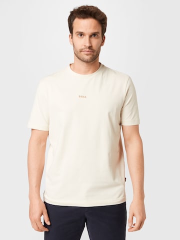 BOSS Orange T-Shirt 'Chup' in Beige: predná strana