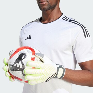 Gants de sport 'Predator Match Fingersave Goalkeeper' ADIDAS PERFORMANCE en blanc : devant