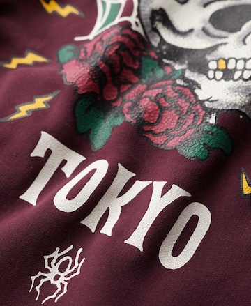 Superdry Sweatshirt in Rood