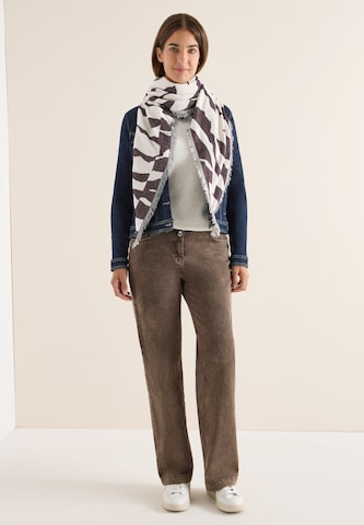 CECIL Tuch 'Chenille' in Beige