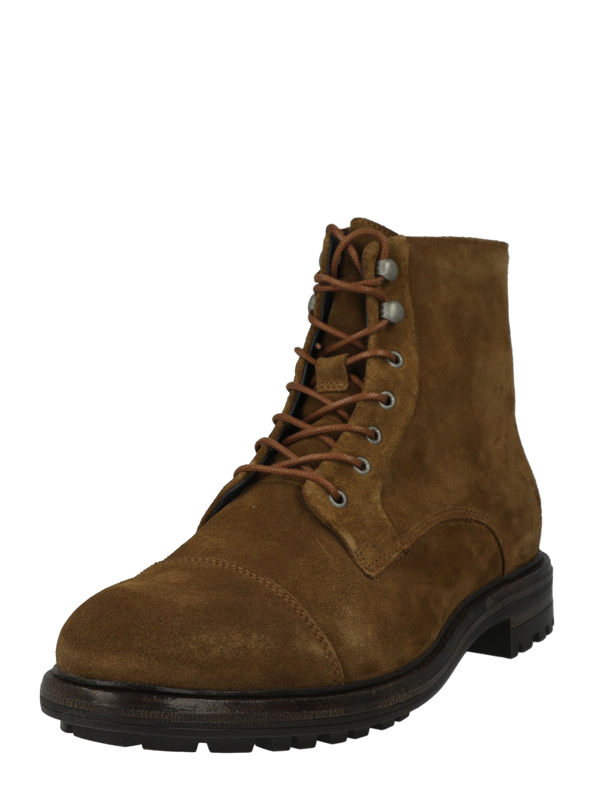 BLACKSTONE Botas con cordones 'Lester UG20' en sepia, Vista del producto