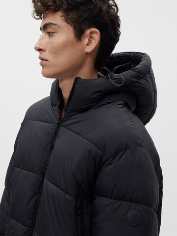 Pull&Bear Winter coat in Black