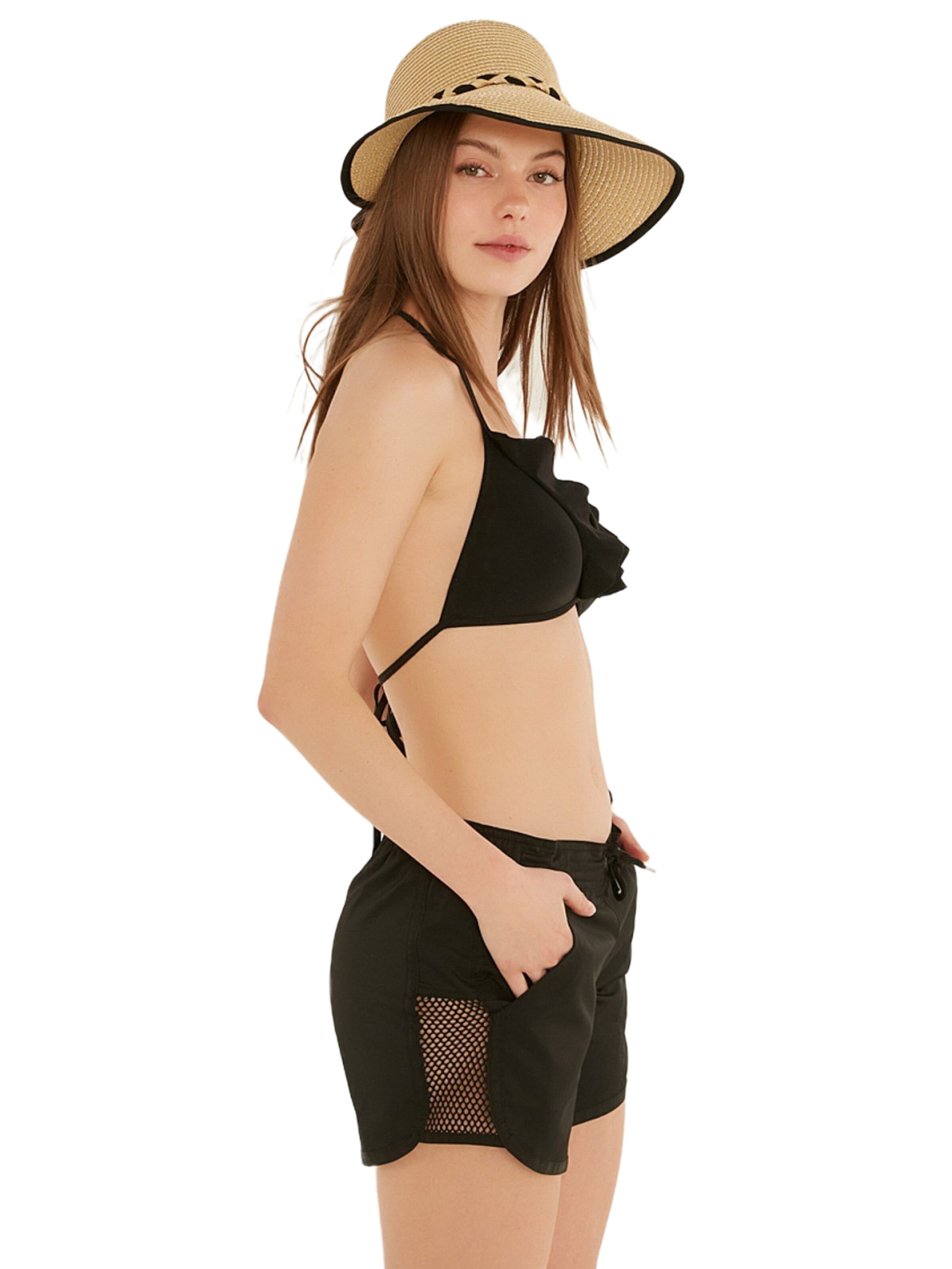 C&City Regular Zwemshorts in Zwart