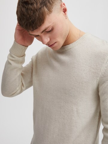 !Solid Pullover i beige