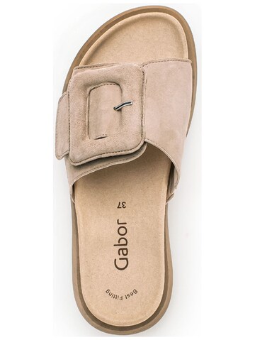 Mule GABOR en beige : au dessus