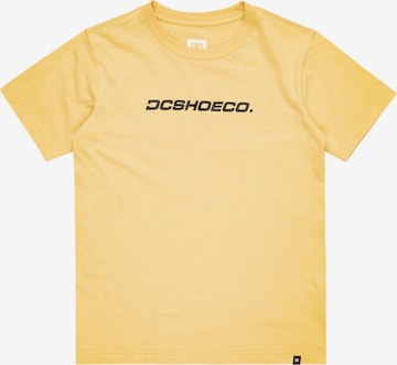 DC Shoes Funktionstopp 'WHEREABOUTS' i gul: framsida