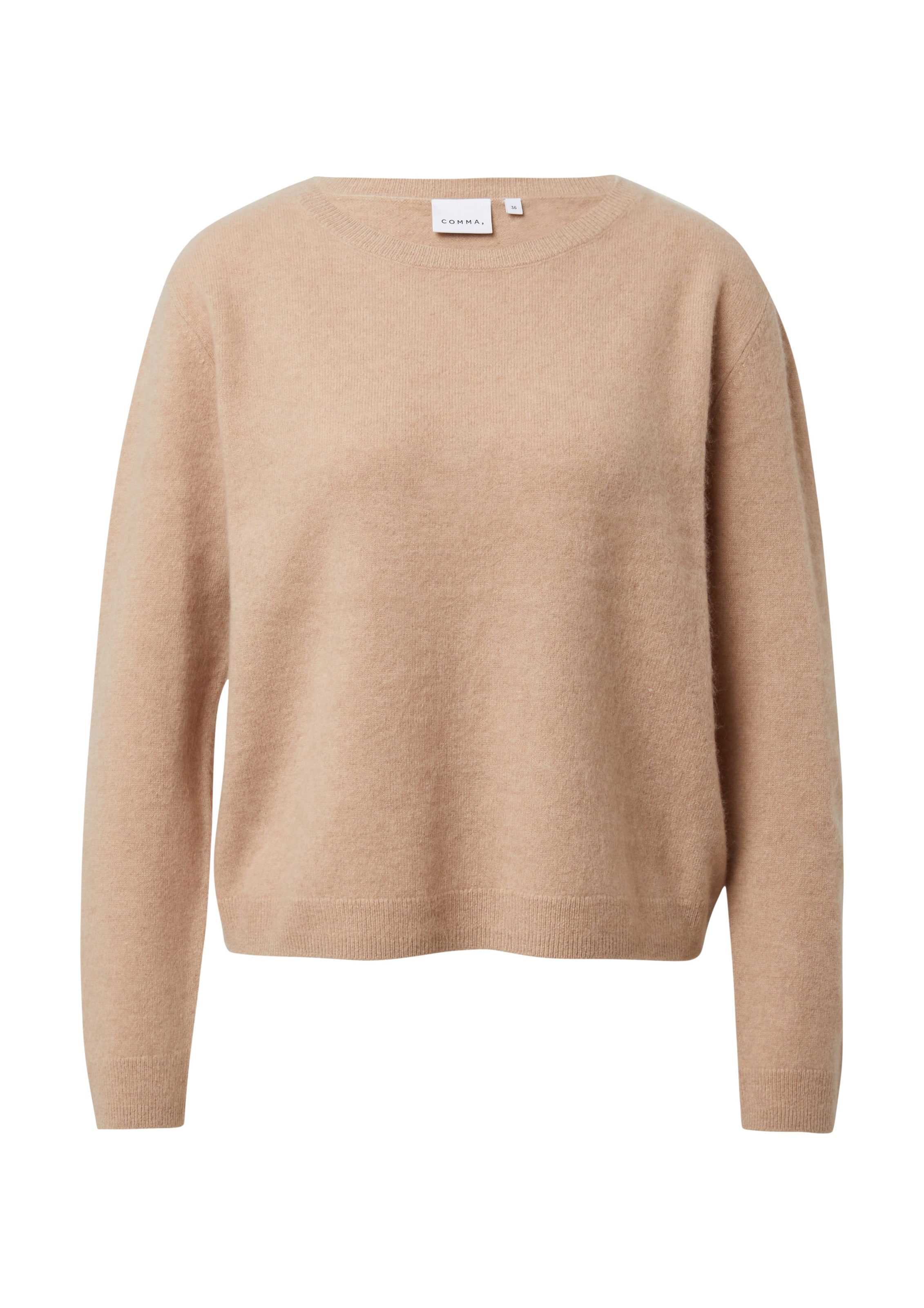 Pull-over oversize COMMA en beige : devant
