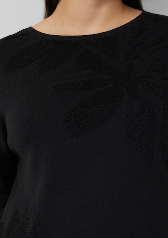 s.Oliver Red Label Plus Sweater in Black