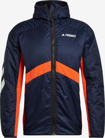 ADIDAS TERREX Outdoorjas in Blauw: voorkant