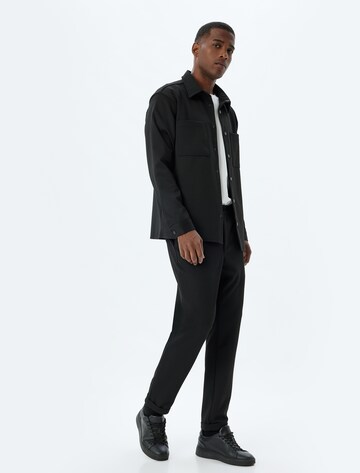 Koton Regular fit Button Up Shirt in Black