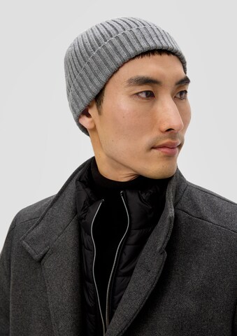 s.Oliver Beanie in Grey: front