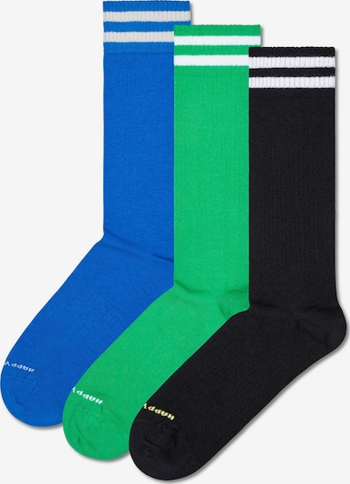 Happy Socks Socken in blau / grün / schwarz / weiß, Produktansicht