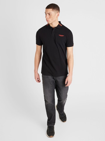 Hackett London Poloshirt in Schwarz