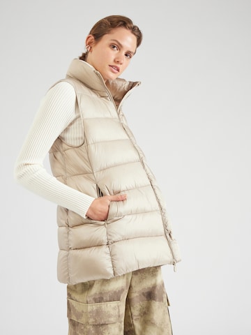 SAVE THE DUCK Bodywarmer 'CORAL' in Beige: voorkant