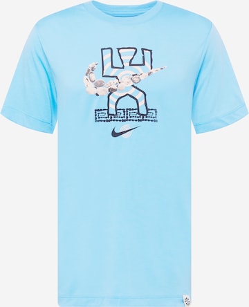 NIKE - Camiseta funcional en azul: frente