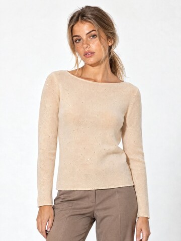 Pull-over 'Pullover' Dilvin en blanc : devant
