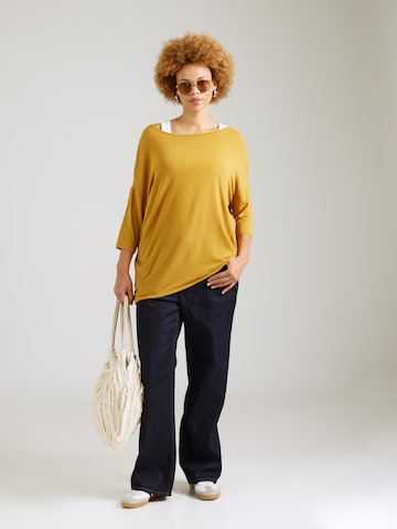 ONLY Carmakoma Shirt 'CARLAMOUR' in Geel