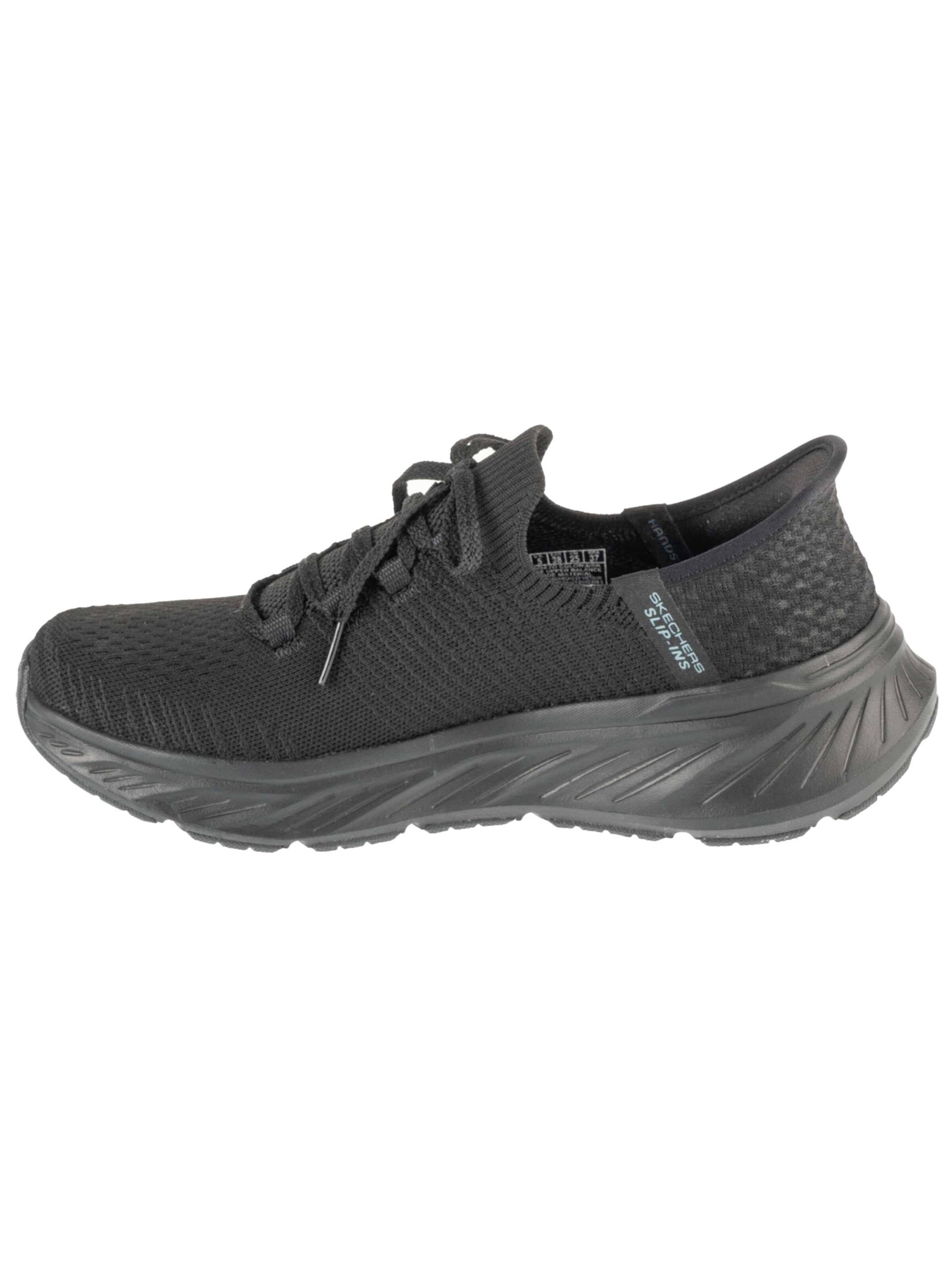 SKECHERS Platform trainers in Black: front