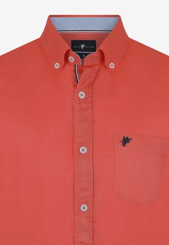 DENIM CULTURE Regular Fit Hemd 'Arlen' in Orange