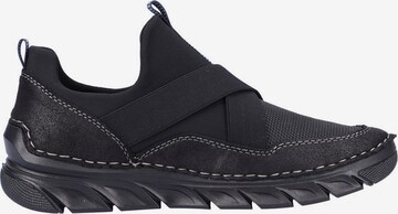 Rieker Slip-Ons in Black