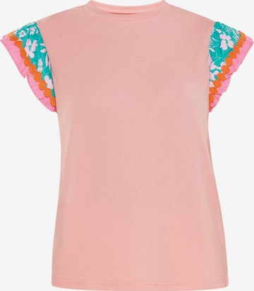 T-shirt MIMO en rose : devant