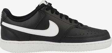 Baskets basses 'Court Vision' Nike Sportswear en noir