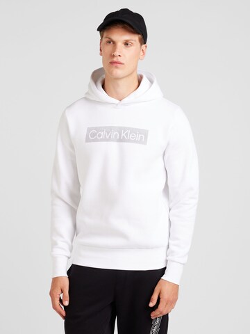 Calvin Klein Sweatshirt in Wit: voorkant