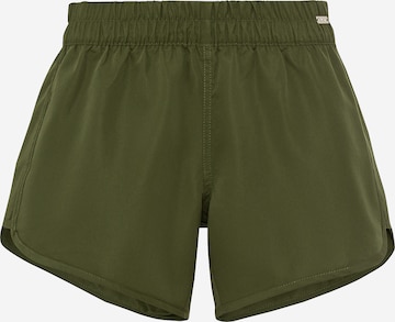 Shorts de bain LASCANA en vert : devant