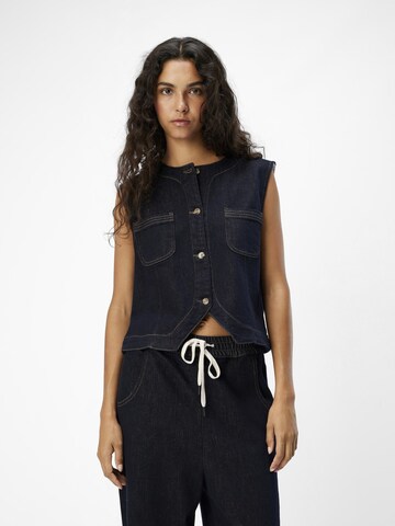 Gilet 'CAMILLA' OBJECT en bleu : devant