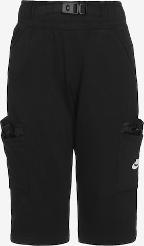 Nike Sportswear Loose fit Trousers in Black: front
