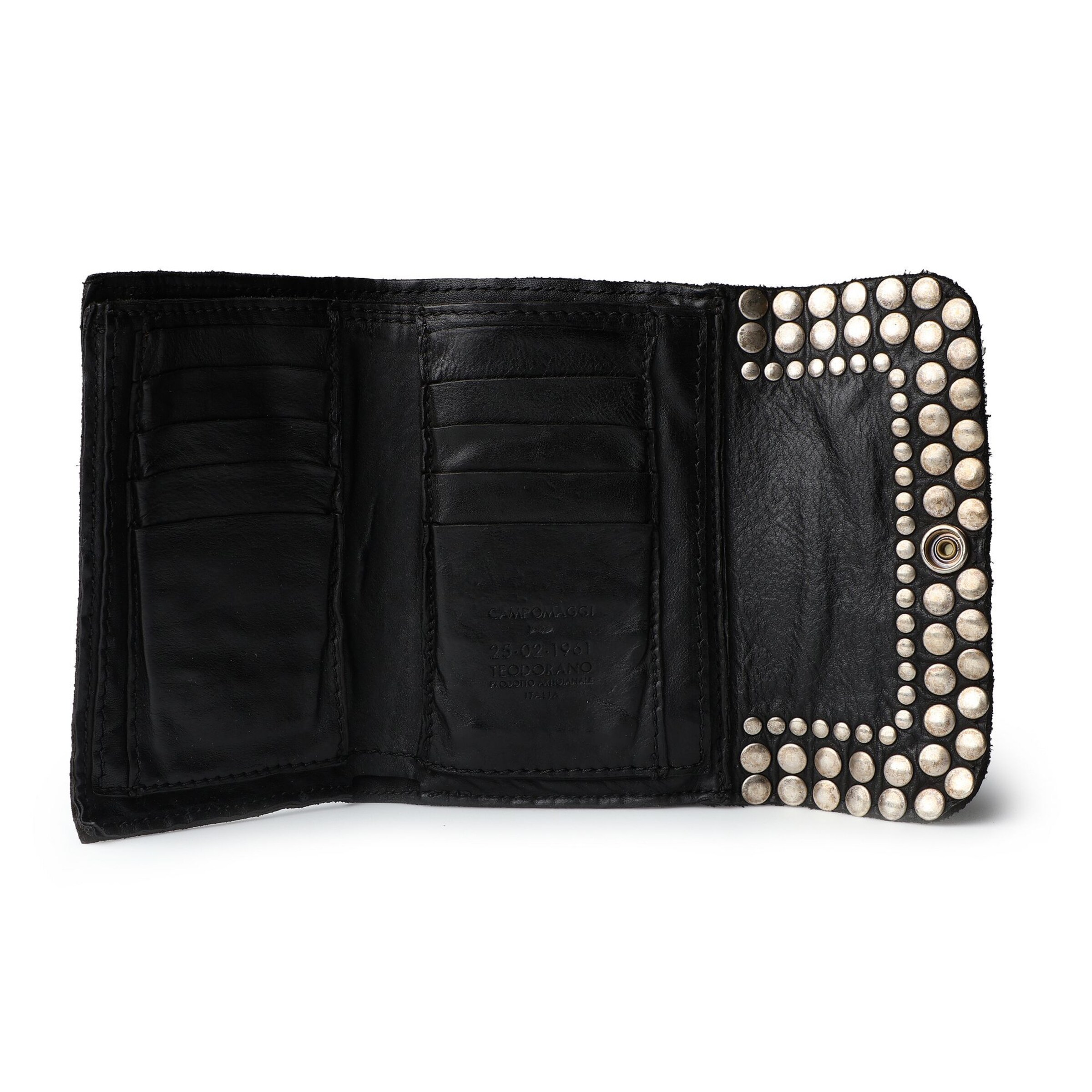 Portamonete 'Mirta' di Campomaggi in nero