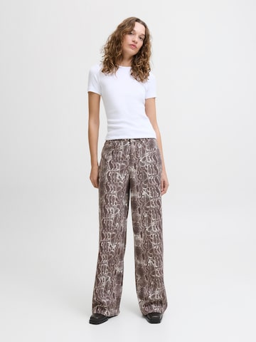 JJXX Wide Leg Housut 'JXSARAH' värissä ruskea