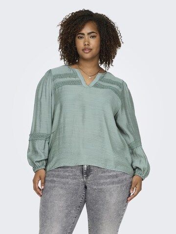 ONLY Carmakoma Blouse in Green: front
