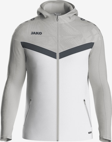 JAKO Sportjacke in Weiß: Vorderseite